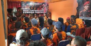 Semarak Rapat Pemilihan Pengurus (RPP) Kecamatan Pemuda Pancasila Kota Solok di Markas PP Kota Solok.(Klikpositif)