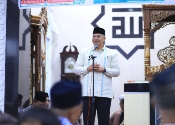 Wali Kota Solok, H. Zul Elfian Umar menyambut kedatangan TSR IV dari Provinsi Sumatra Barat.(Ist)