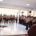 Ketua Kwarcab Pramuka Kota Solok, Ramadhani Kirana Putra membuka lomba tingkat bagi pramuka penggalang se Kota Solok di Kantor Balai Kota.(Prokomp)