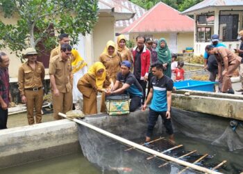 Pembekalan teknik budidaya ikan bagi Pokdakan di Kota Solok yang dilaksanakan BBI Sarasah Aia Batimpo dengan DKP Sumbar.(Ist)