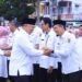 Wako dan Wawako Solok bersilaturahmi dengan pegawai pasca libur lebaran 1444 Hijriah.(Prokomp)