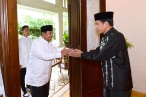 Prabowo Subianto Silahturahmi ke kediaman Presiden Jokowi