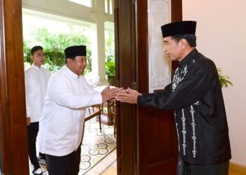 Prabowo Subianto Silahturahmi ke kediaman Presiden Jokowi