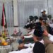 Ketua umum Partai Bulan Bintang, Yusril Ihza Mahendra memberikan orasi politik di hadapan kader PBB se-Sumatra Barat.(Ist)