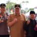 Wali Kota Solok, H. Zul Elfian Umar bersama ketua DPRD dan Kapolres serta tokoh masyarakat saat menghadiri langsung pembukaan Latsitardanus KE-XLIII di Kota Padang.(Prokomp)