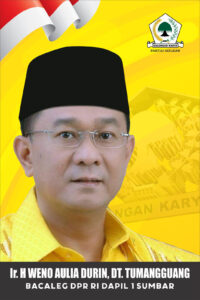 Weno Aulia Durin Caleg DPR RI dari Partai Golkar