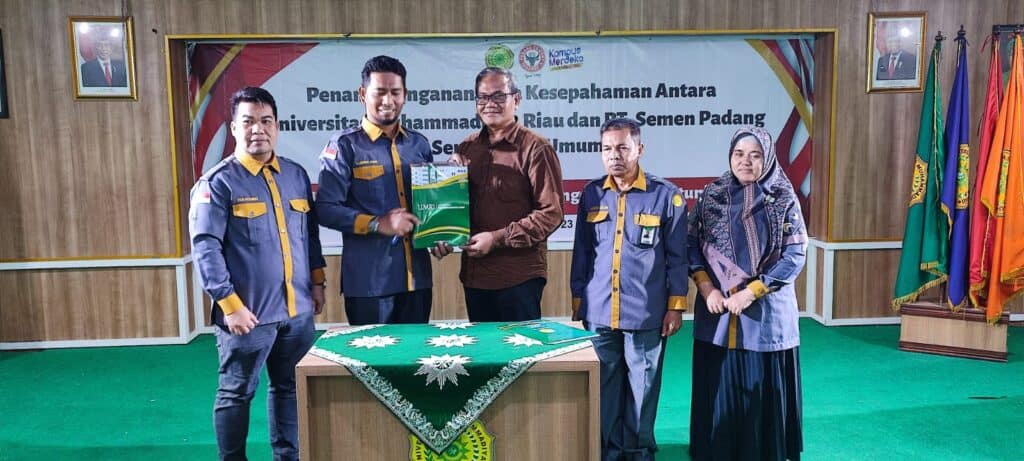 PT Semen Padang MoU dengan Universitas Muhammadiyah Riau