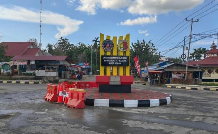 Tugu Latsitardanus ke-43 Kota Solok di Simpang Lima, Kelurahan Nan Balimo, Kita Solok.(Ist)