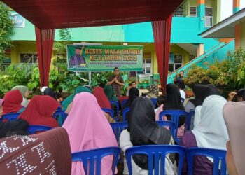 Reses anggota DPRD Kota Solok, Hendra Saputra di Kecamatan Tanjung Harapan.(Ist)