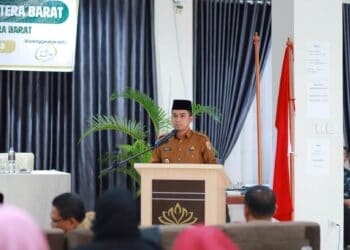 Wakil Wali Kota Solok, Dr. Ramadhani Kirana Putra saat membuka pelatihan Juleha Sumbar di Kota Solok.(Prokomp)