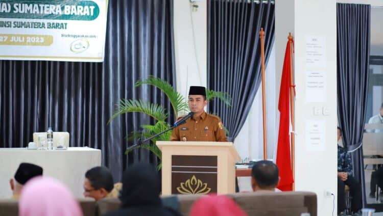 Wakil Wali Kota Solok, Dr. Ramadhani Kirana Putra saat membuka pelatihan Juleha Sumbar di Kota Solok.(Prokomp)