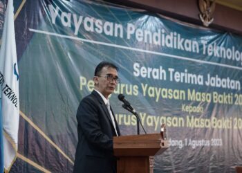 Ampri Satyawan terpilih sebagai ketua Yayasan Pendidikan Teknologi Padang (YPTP) 2023-2028.