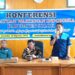 Mewakili Bupati, Asisten III Pemkab Solok, Editiawarman menyampaikan sambutan dalam pembukaan konferensi ke-III PWI Kabupaten Solok.(Ist)