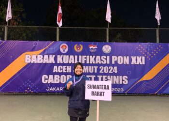 Atlet Binaan Semen Padang Fikratuz Zakiah Lolos PON XXI