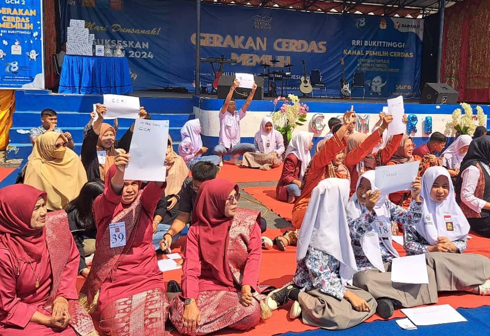 Lpp Rri Gelar Gerakan Cerdas Memilih Di Bukittinggi