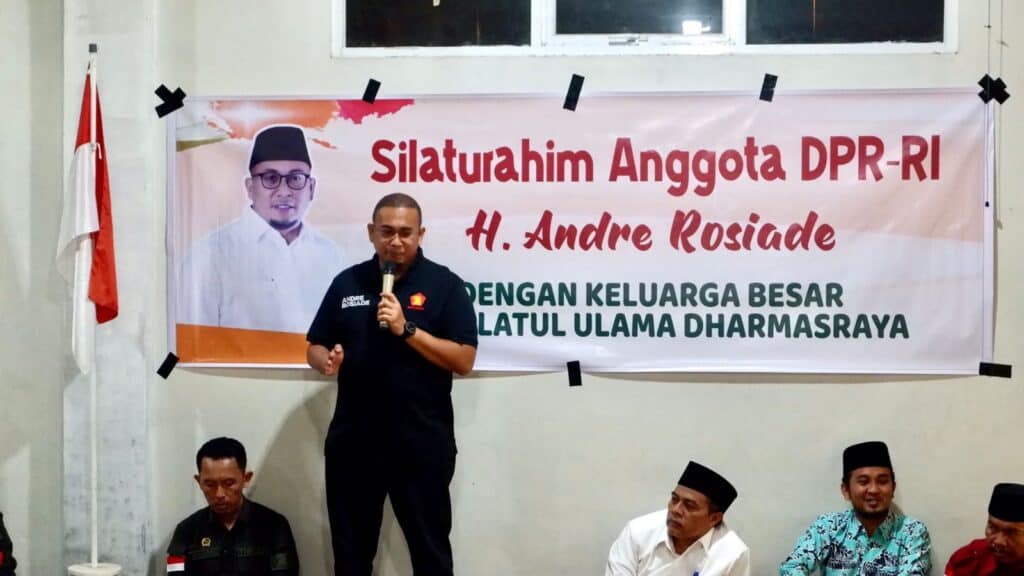 Andre Rosiade Bersilaturahmi dengan Pengurus NU Dharmasraya