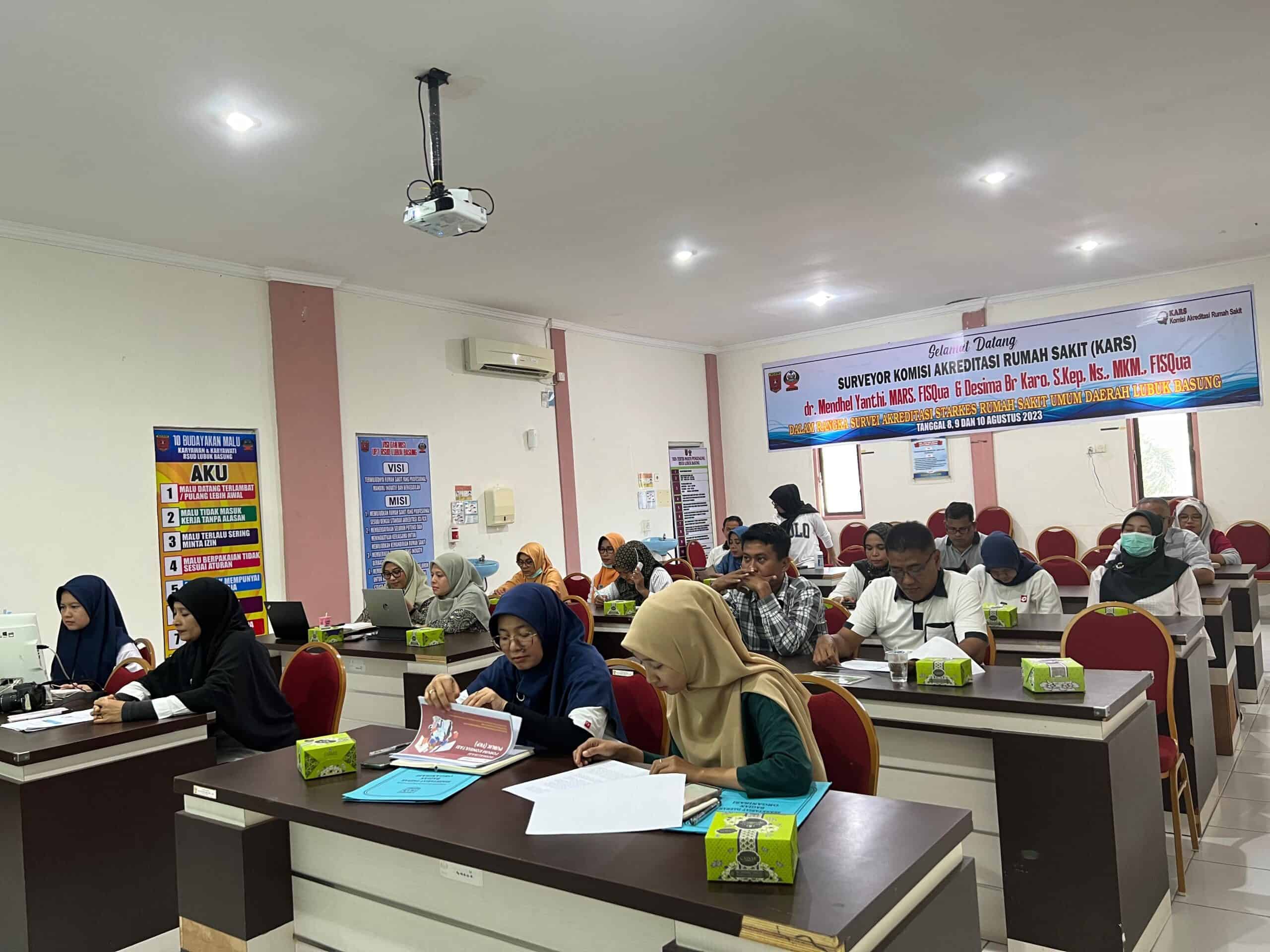 Tingkatkan Pelayanan Publik Rsud Lubuk Basung Lakukan Pertemuan Forum Konsultasi Publik 2023 