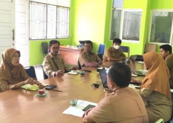 Rapat koordinasi persiapan penilaian Adiwiyata Kota Solok 2023.(IPS/Ist)