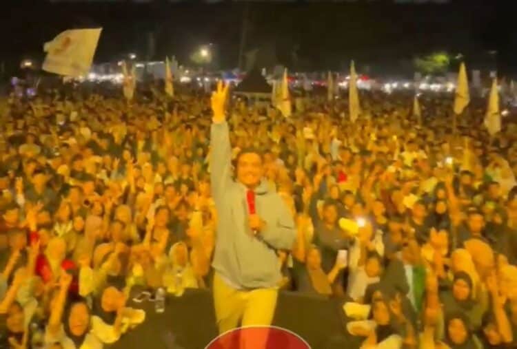 Konser “Prabowo-Gibran” di Payakumbuh Pecah, Belasan Ribu Orang Hadir