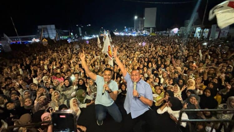Konser Indonesia Maju Dipadati 20 Ribu Orang, Andre Rosiade: Sijunjung all in Prabowo-Gibran