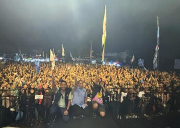 Meskipun Hujan Deras, 15 Ribu Orang Hadiri Konser Indonesia Maju, Andre Rosiade: Kota Solok all in Prabowo-Gibran