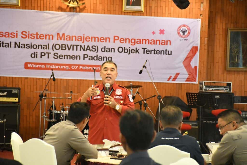 Tingkatkan Sinergi Semua Elemen, Semen Padang Gelar Sosialisasi Sistem Manajemen Pengamanan Obvitnas