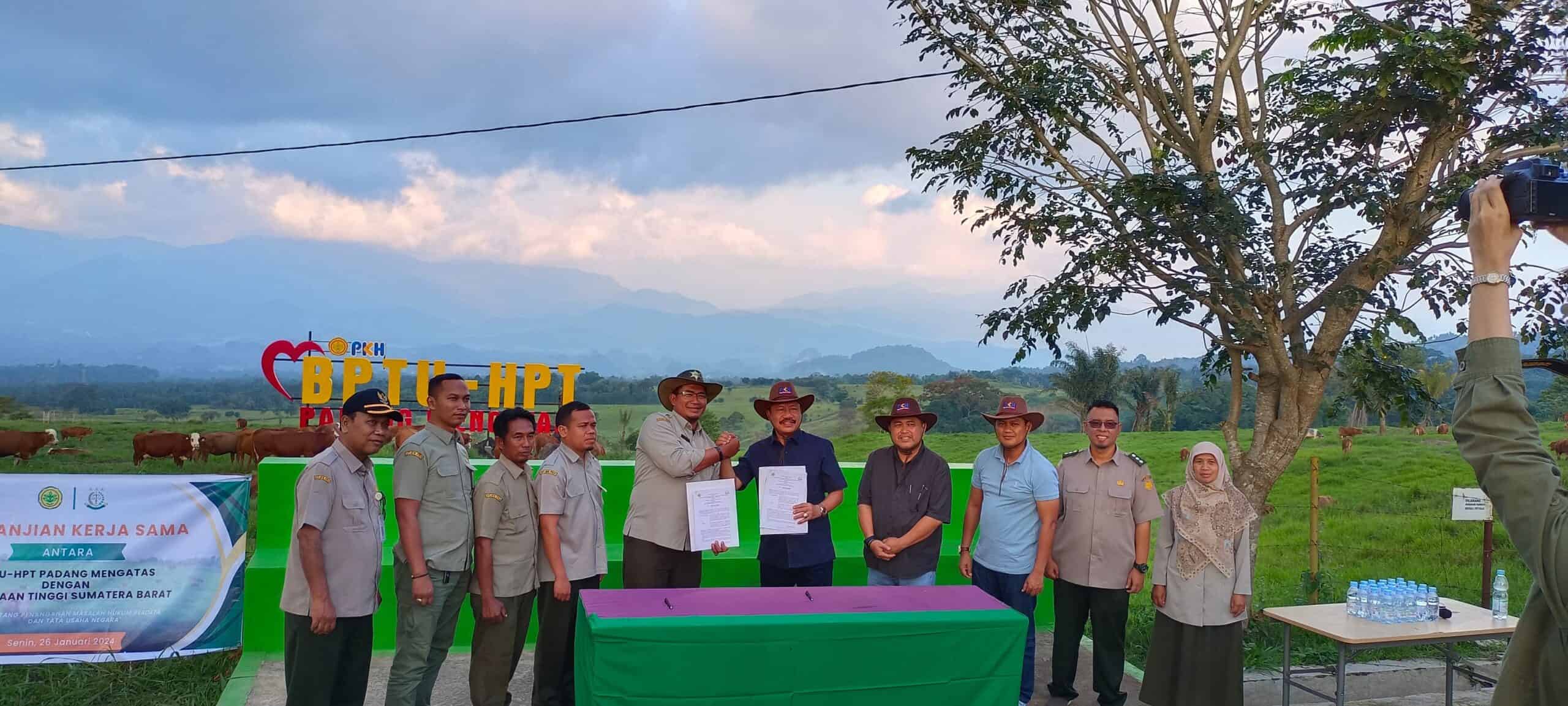 BPTU HPT Padang Mengatas Tandatangani Kerja Sama Dengan Kejati Sumbar ...