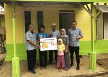 UPZ Baznas Semen Padang Bangunkan Rumah Baru untuk Janda Tiga Anak di Batu Gadang