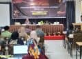 Rapat koordinasi KPU Kota Solok untuk pemetaan TPS pada Pemilihan Serentak Nasional 2024.(Ist)