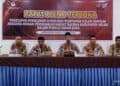 Rapat Pleno Terbuka KPU Kabupaten Solok dalam penetapan perolehan kursi serta calon terpilih DPRD Kabupaten hasil pemilu serentak 2024.(Klikpositif)