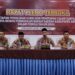 Rapat Pleno Terbuka KPU Kabupaten Solok dalam penetapan perolehan kursi serta calon terpilih DPRD Kabupaten hasil pemilu serentak 2024.(Klikpositif)