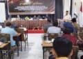 Rapat koordinasi KPU Kota Solok bersama pihak terkait untuk persiapan PSU pemilu DPD Sumbar yang digelar 13 Juli 2024 nanti.(Ist)