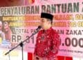 Wakil Wali Kota Solok, Dr. Ramadhani Kirana Putra memberikan apresiasi terhadap kinerja Baznas dalam pengelolaan zakat.(Prokomp)