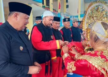 Milad ke-61 Tapak Suci Putera Muhammadiyah di GOR Alimin Sinapa Kota Solok.(Prokomp)