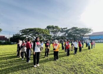 Skrining kesehatan ASN Pemko Solok di Lapangan Merdeka.(Ist)