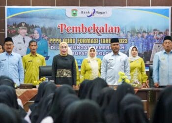 Pembekalan guru PPPK Kabupaten Solok formasi 2023 di Aula Solok Nan Indah.(Ist)