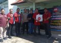 Penyaluran bantuan untuk korban banjir lahar dingin