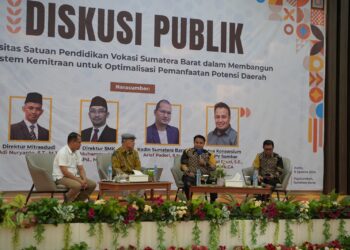 Satuan Pendidikan Vokasi Sumbar Gelar FGD Membangun Ekosistem Kemitraan untuk Optimalisasi Pemanfaatan Potensi Daerah