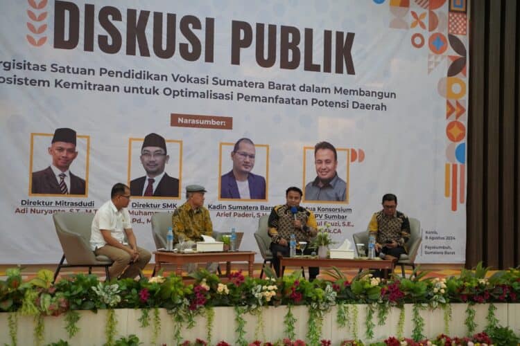 Satuan Pendidikan Vokasi Sumbar Gelar FGD Membangun Ekosistem Kemitraan untuk Optimalisasi Pemanfaatan Potensi Daerah