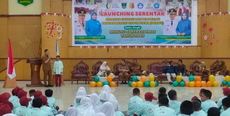 Launching serentak program GENIUS di Kota Solok.(Ist)