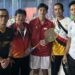 M. Yusuf, pebulutangkis asal Sumbar yang berhasil melaju ke semifinal PON Aceh-Sumut