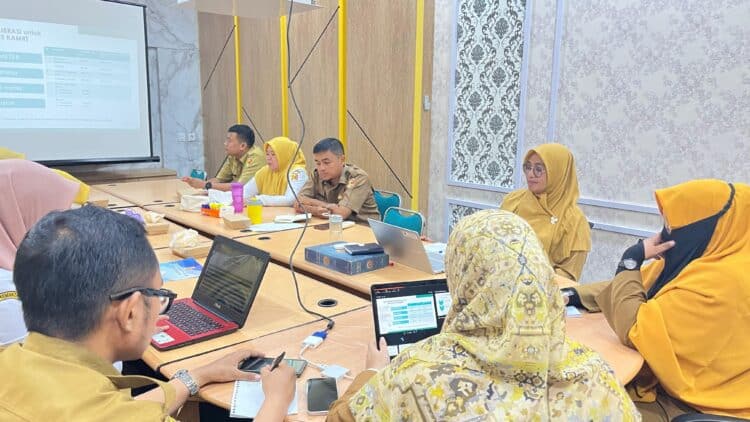 Monev program Kesling 2024 Dinas Kesehatan Kota Solok.(Ist)