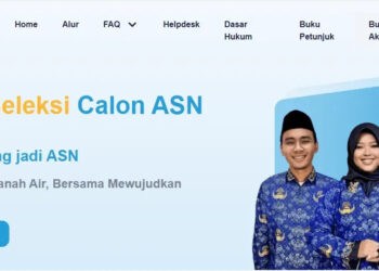 Portal online pendaftaran CPNS tahun 2024.(Ist)