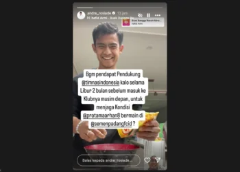 Tangkapan layar cerita di akun Instagram Andre Rosiade