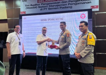 Tim Wasdal Mabes Polri Lakukan Audit Sistem Manajemen Pengamanan di PT Semen Padang