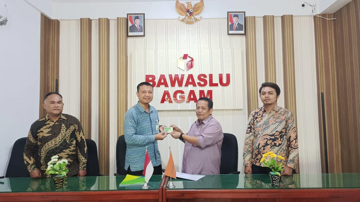 Bawaslu Agam Gandeng BPJS Ketenagakerjaan untuk Lindungi Pengawas Pemilu