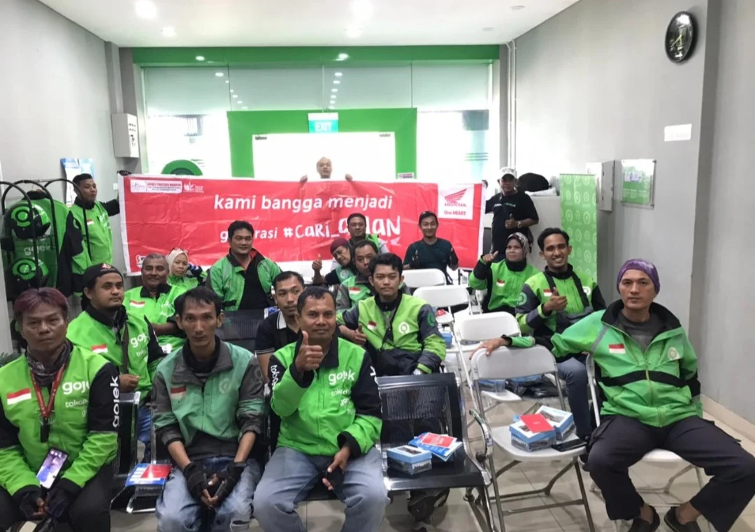 Honda Hayati Edukasi ‘Safety Riding’ Bersama Driver Gojek Kota Padang