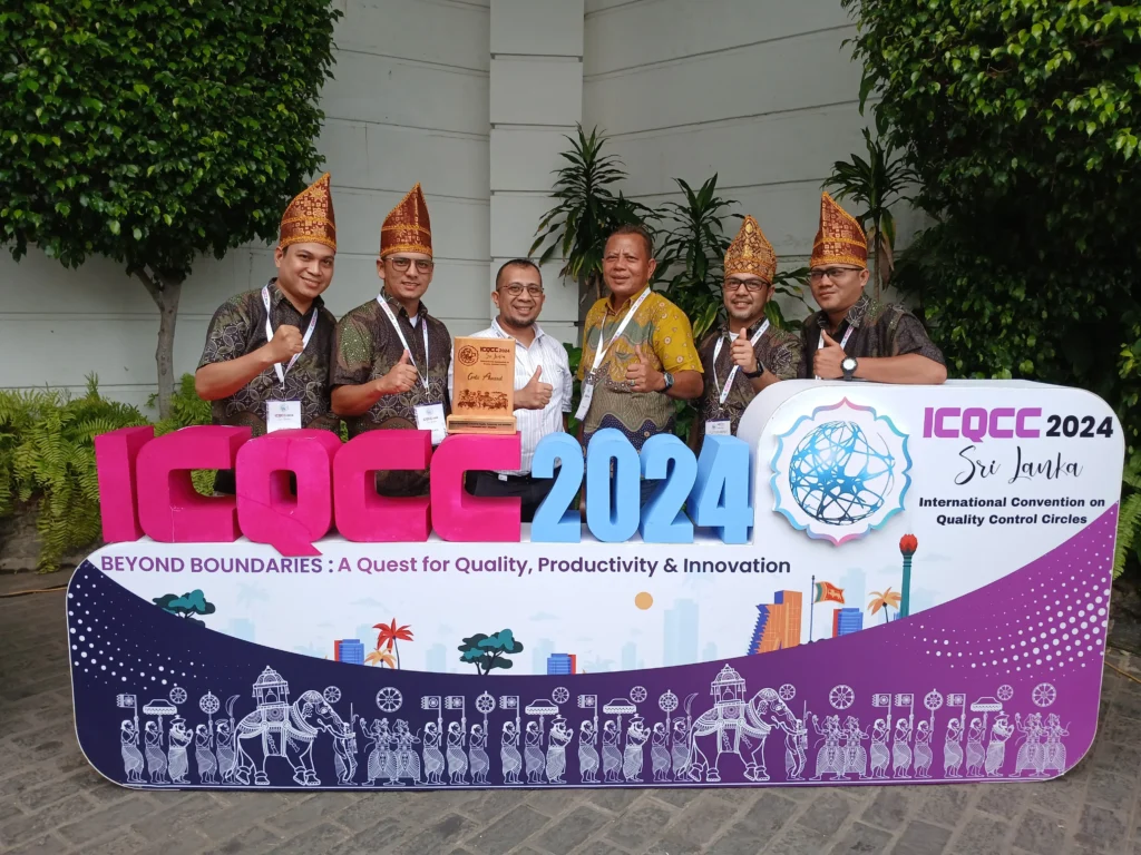 Tim Inobelt Semen Padang Raih Predikat Tertinggi pada Ajang Inovasi ICQCC 2024 Sri Langka