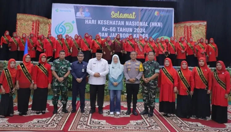 Peringatan Hari Kesehatan Nasional ke-60 tingkat Kota Solok di Gedung Kubuang Tigobaleh.(Ist)