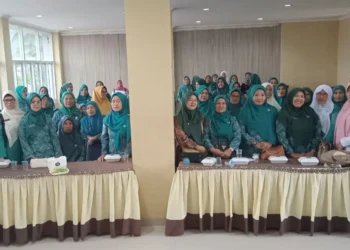 Rapat evaluasi pelaksanaan program PKK di Kecamatan Lubuk Sikarah.(Ist)